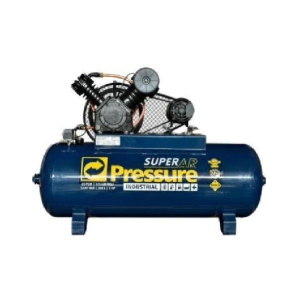 COMPRESSOR DE AR PRESSURE SUPER AR 25/250 TRIFÁSICO 5 HP 25 PCM 250 L 175 PSI-eca9dd79-3137-4fe7-b605-a5b7cbd54d96