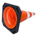 CONE DE SINALIZAÇÃO OBRA TIPO II 3,2KG BASE BORRACHA-504a4634-6aeb-44aa-a362-cd8b652236f8