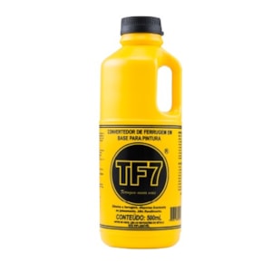 Convertedor De Ferrugem Tf7 500Ml À Base De Água Para Superfícies Metálicas