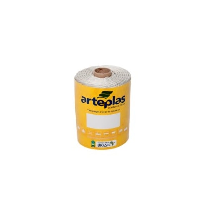 Corda Trançada Pet Arteplas 5Mm Branca Rolo 190M