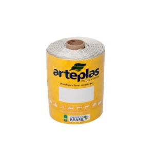 Corda Trançada Pet Arteplas 5Mm Branca Rolo 190M