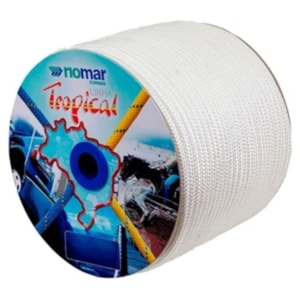 CORDA TRANÇADA PET RIOMAR 06MM BRANCA ROLO COM 295M USO GERAL