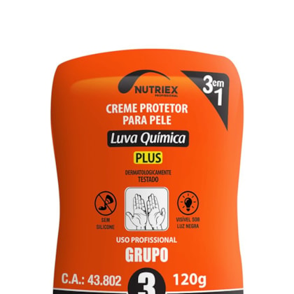 Creme Protetor Luva Química Nutriex 3 Em 1 120G