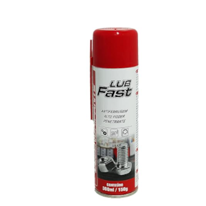 DESENGRIPANTE ANTICORROSIVO SPRAY LUB FAST 300ML COM PROLONGADOR