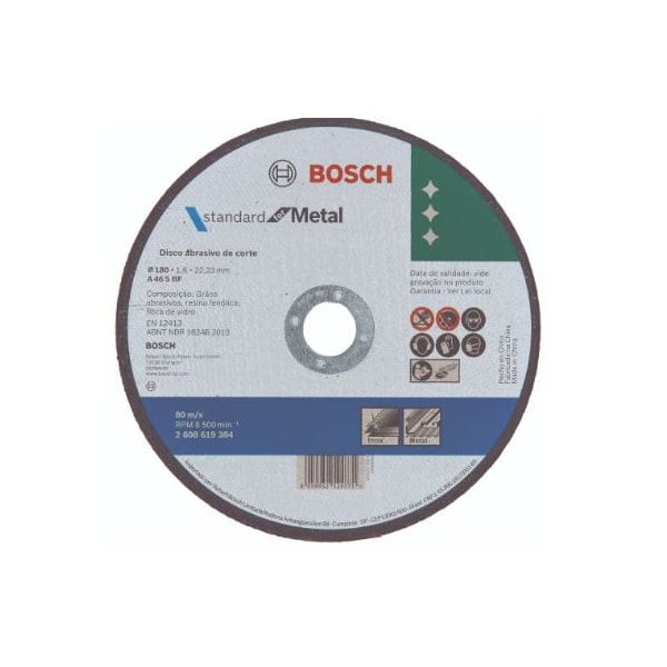 DISCO DE CORTE BOSCH STANDARD INOX 7” X 1,6 MM X 7/8” PARA METAIS-29e66719-99d7-48e1-bf49-b28cdc7e6f12