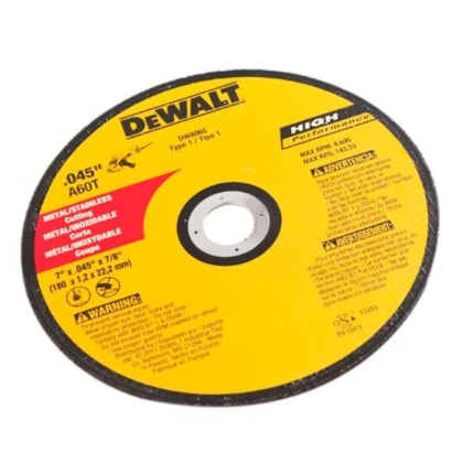 DISCO DE CORTE FINO DEWALT 7
