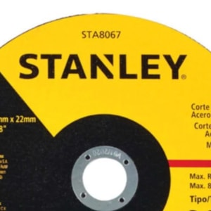 DISCO DE CORTE PARA INOX STANLEY 7 POL 2,0MM STA8067