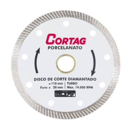 DISCO DIAMANTADO CORTAG TURBO 4