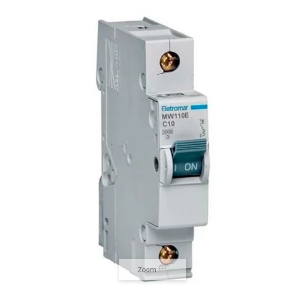DISJUNTOR DIN UNIPOLAR ELETROMAR CURVA C 10A SHB1 GII C010A-d6513991-fd9b-4741-a561-b6a2a95f8866