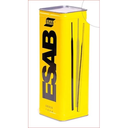 ELETRODO DE SOLDA ESAB 13 3,25 MM LATA COM 20 KG PARA ESTRUTURAS METÁLICAS
