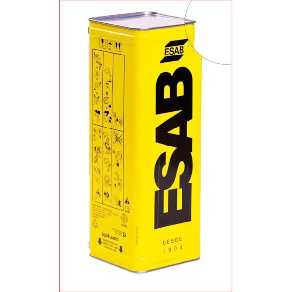 ELETRODO DE SOLDA ESAB 13 3,25 MM LATA COM 20 KG PARA ESTRUTURAS METÁLICAS-33045976-a789-4ee3-8d75-73c80b5d3977