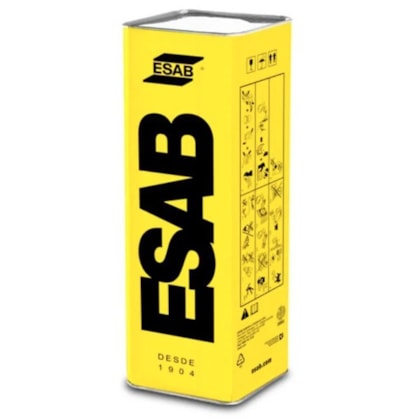 ELETRODO ESAB E6013 2,50MM LATA 17KG REVESTIDO USO GERAL