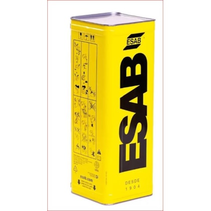 Eletrodo Para Solda Esab E6013 2,50Mm Caixa 18Kg Para Soldagem De Aço Carbono