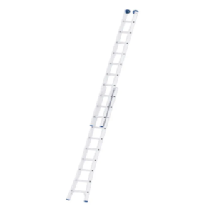 ESCADA EXTENSIVA EM ALUMÍNIO ALUMASA 10X2 DEGRAUS 5,10M PROFISSIONAL 120KG