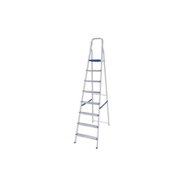 ESCADA RESIDENCIAL ALUMASA 8 DEGRAUS ALUMÍNIO 120KG LEVE SEGURA ANTIDERRAPANTE-d1f37658-b1b4-4dd2-a721-06d0f100169c