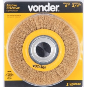 Escova Circular Ondulada Vonder 6