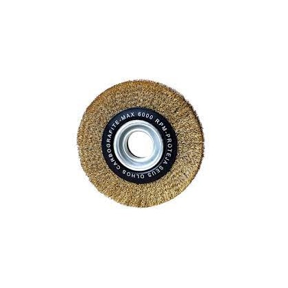 ESCOVA DE AÇO CARBONO CIRCULAR CARBOGRAFITE 6