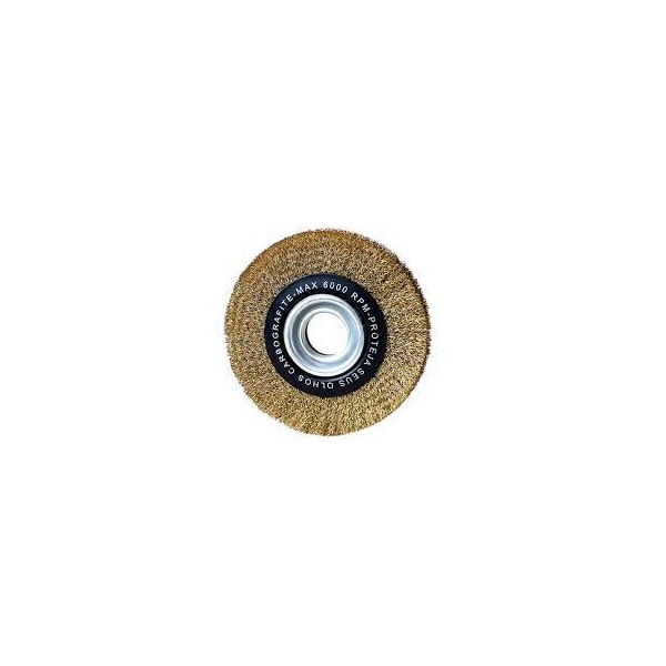 ESCOVA DE AÇO CARBONO CIRCULAR CARBOGRAFITE 6