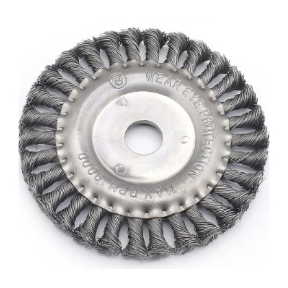 Escova De Aço Carbono Mtx Circular Torcida 6