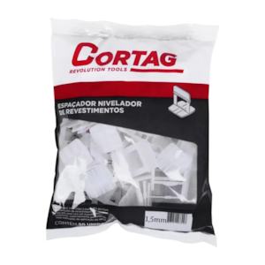 ESPAÇADOR CORTAG 1,5MM PACOTE COM 50 UNIDADES PISOS E PORCELANATOS