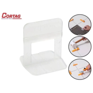 ESPAÇADOR CORTAG 1,5MM PACOTE COM 50 UNIDADES PISOS E PORCELANATOS