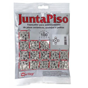 Espaçador Juntapiso Cortag 2Mm 100 Peças Piso E Azulejo