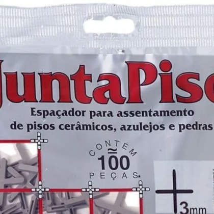 Espaçador Juntapiso Cortag 3Mm C/ 100 Peças P/ Piso Cerâmico E Azulejo