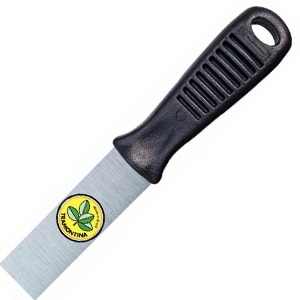 ESPÁTULA FLEXÍVEL 6CM TRAMONTINA COM CABO PLÁSTICO PARA MASSA E RASPAGEM