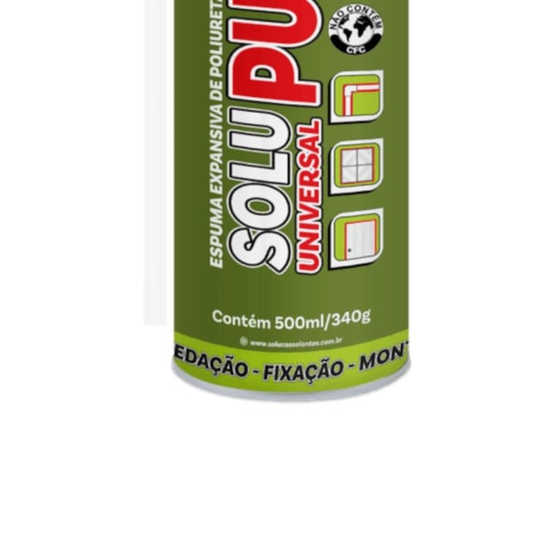 Espuma Expansiva Solufix 500Ml Vedação Térmica E Acústica 340G-4633c744-1f95-499c-bf59-e4f9a9d91312