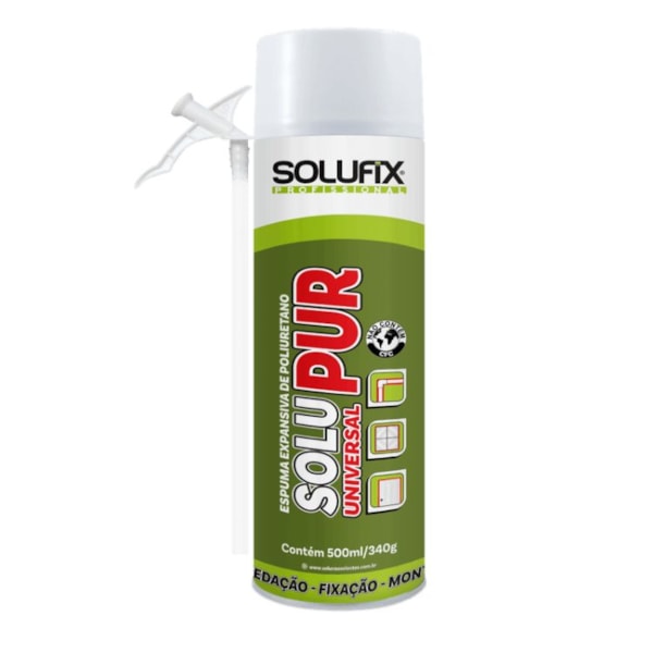 Espuma Expansiva Solufix 500Ml Vedação Térmica E Acústica 340G-fd7424c2-d457-48f5-bb2b-70227a1341d4