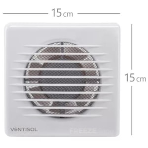 EXAUSTOR PARA BANHEIRO VENTISOL EXB 100MM BRANCO BIVOLT PARA AMBIENTES ATÉ 6M²