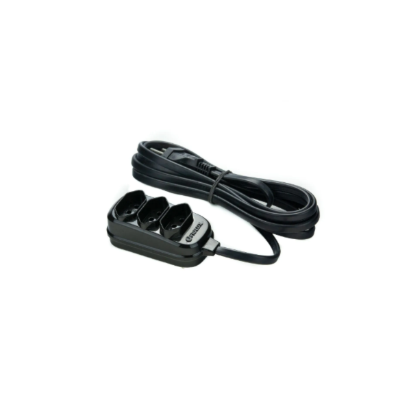 EXTENSÃO ELÉTRICA 3M TRIPOLAR PRETA FIOLUX 10A BIVOLT COM 3 TOMADAS-1734baf6-8624-4f78-a555-757730b348cb