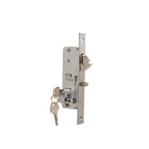 Fechadura Para Porta De Correr Soprano Bico De Papagaio Bp 29 Cromada Broca 29Mm