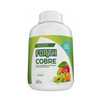Fertilizante Forth Cobre Líquido 60Ml Concentrado Para Aplicação Foliar