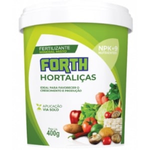 Fertilizante Forth Hortaliças 400G Completo Para Verduras E Legumes