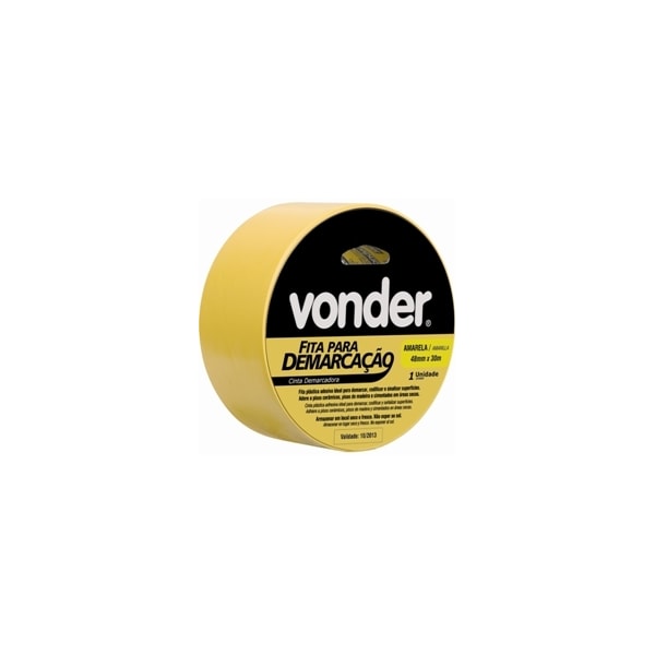 FITA ADESIVA PARA DEMARCAÇÃO 48MM X 30M AMARELA VONDER PVC-c79145dd-7577-4aed-a584-b211ebd2a3ca