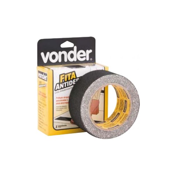 FITA ANTIDERRAPANTE VONDER PRETA 50 MM X 5 M ADESIVA PARA PISOS ESCORREGADIOS-fbffd7e7-14da-4439-8453-f22213fe9467