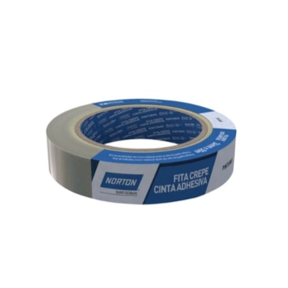 Fita Crepe Norton Uso Geral 24Mm X 50M Para Pintura E Proteção De Superfícies