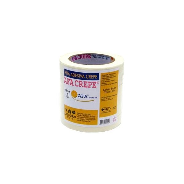 FITA CREPE USO GERAL AFA SUMARÉ 24 MM X 50 M PAPEL CREPE ADESIVO BORRACHA-9d6255e1-3bcb-4aa8-8bd7-6ace9b81aca7
