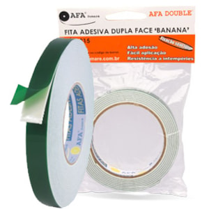 FITA DUPLA FACE ESPUMA AFA SUMARÉ AFA DOUBLE 19MM X 2M 1,6MM ALTA PERFORMANCE