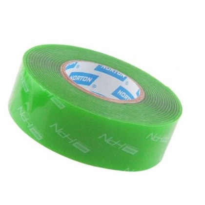 FITA DUPLA FACE TRANSPARENTE NORTON HPN MULTIUSO 09.5MM X 20M RESISTÊNCIA UV E ALTA TEMPERATURA