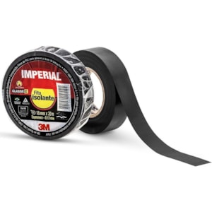 FITA ISOLANTE 3M IMPERIAL PRETA 18MM X 20M