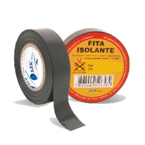 FITA ISOLANTE AFA SUMARÉ 18MM X 5M ANTI CHAMA PVC PRETA