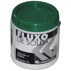 FLUXO PARA SOLDA LATÃO E COBRE CARBOGRAFITE TRINCAL 250G EM PÓ