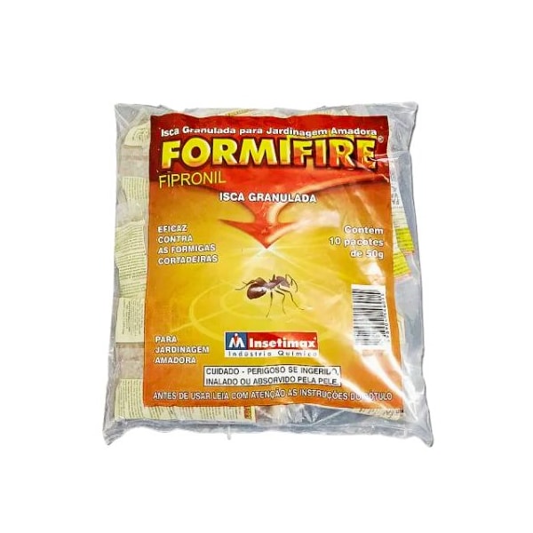 FORMICIDA FORMIFIRE GRANULADO 500G 10PCTS/50G ISCA POTENTE PARA FORMIGAS-0ec9222f-675a-4442-a234-ff2309ccb6b6