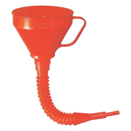 Funil De Plástico Polietileno 1,3L Com Peneira E Extensão Flexível