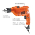FURADEIRA BLACK & DECKER 560W 127V 3/8