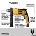 FURADEIRA DE IMPACTO DEWALT 220V 1/2