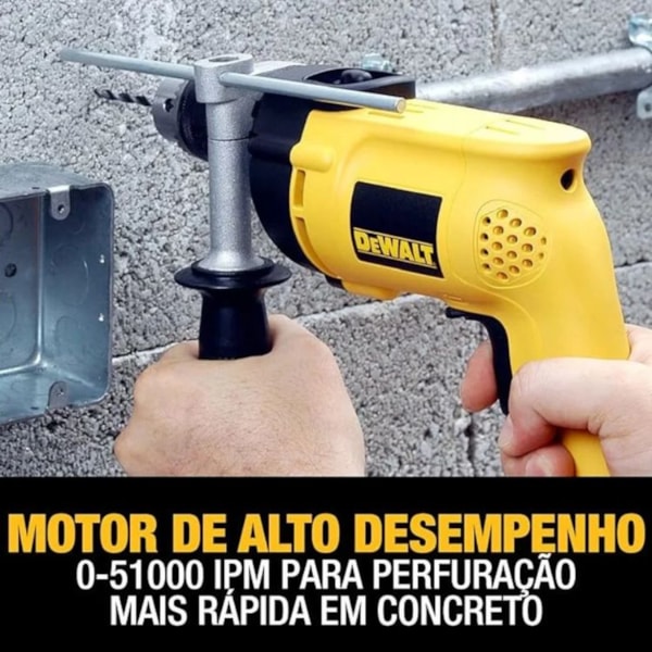 FURADEIRA DE IMPACTO DEWALT 800W 13MM DW508SB2 220V PROFISSIONAL-1007424e-fff5-4421-bd0e-0235bf2ffa8c
