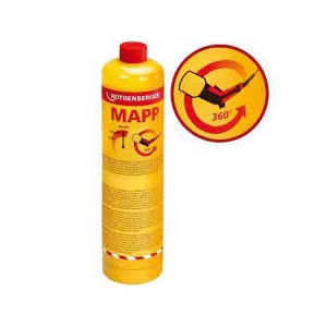 GÁS PARA MAÇARICO MAPP PRO 360 ROTHENBERGER 400G CILINDRO R35539